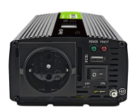 Green Cell PowerInverter LCD 12V 500W/1000W (LCD, czysty sinus) - 1211810 - zdjęcie 2